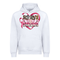 White brave and strong cancer awareness Urban Hoodie - CowGirlArtShop