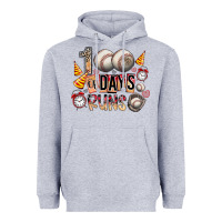 Heather Grey 100 of days runs Heavyweight Hoodie - SublimationCraftShop