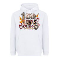 White 100 of days runs Heavyweight Hoodie - SublimationCraftShop