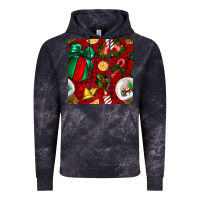 Cloud Black christmas snow globe seamless pattern Vintage Hoodie - BundleAndBundleShop
