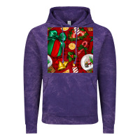 Cloud Purple christmas snow globe seamless pattern Vintage Hoodie - BundleAndBundleShop