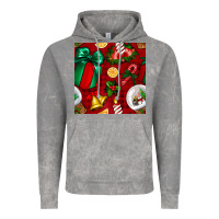 Cloud Rock christmas snow globe seamless pattern Vintage Hoodie - BundleAndBundleShop