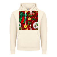Vintage Artic christmas snow globe seamless pattern Vintage Hoodie - BundleAndBundleShop