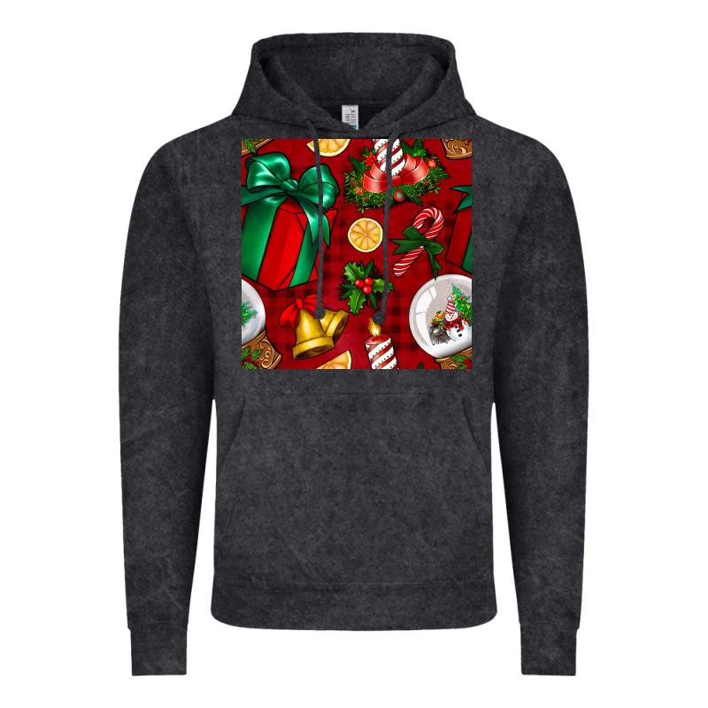 Christmas Snow Globe Seamless Pattern Vintage Hoodie by BundleAndBundleShop | Teevron