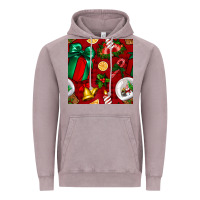 Vintage Zinc christmas snow globe seamless pattern Vintage Hoodie - BundleAndBundleShop