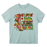 Arona steppin into juneteenth Heavy Core Tee - Zillion Design Studio