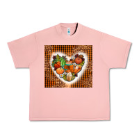 Salmon western fall heart Urban Heavy Tee - AdoDesignShop