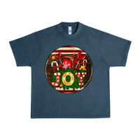 Midnight Navy Christmas joy and hot chocolate Urban Heavy Tee - AdoDesignShop