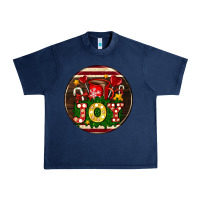 Navy Christmas joy and hot chocolate Urban Heavy Tee - AdoDesignShop