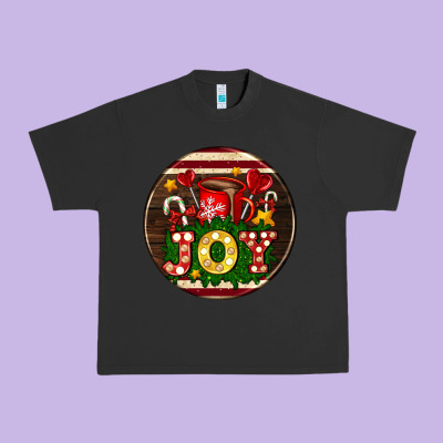 Christmas Joy And Hot Chocolate Urban Heavy Tee Designed By Adodesignshop