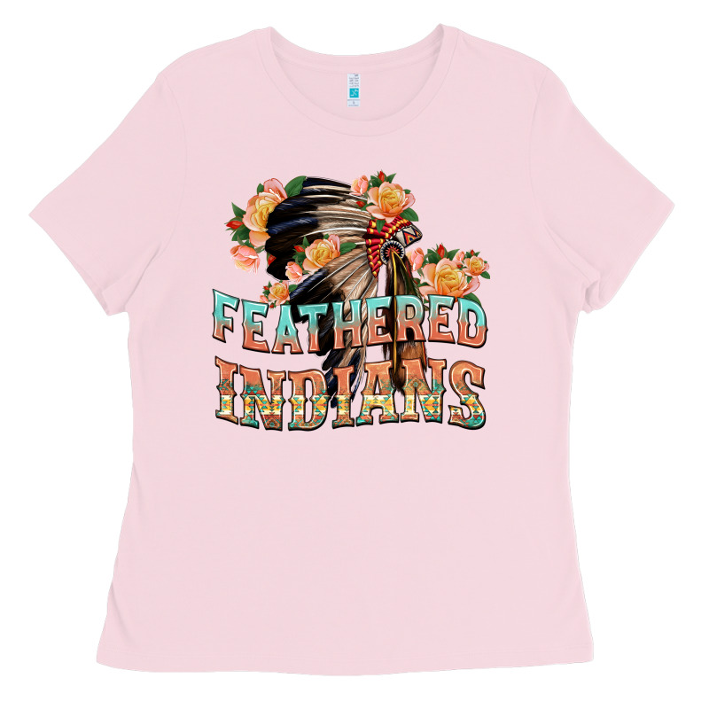 Feathered Indians Ladies Tee by texasbilliewilder | Teevron