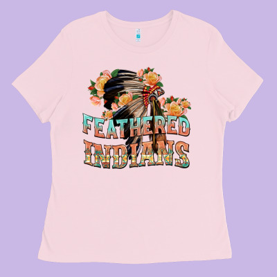 Feathered Indians Ladies Tee Designed By Texasbilliewilder