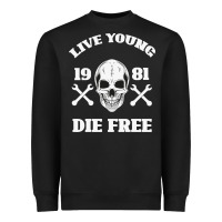 Black Live Young Die Free Heavyweight Sweatshirt - Bettercallsaul