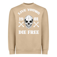 Mushroom Live Young Die Free Heavyweight Sweatshirt - Bettercallsaul