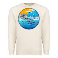 Sandshell humpback whale Premium Sweatshirt - BarkalooDesign