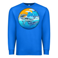 True Royal humpback whale Premium Sweatshirt - BarkalooDesign