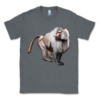 Charcoal Heather baboon Classic Tee - LillyAllenDesigns