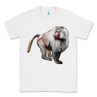 White baboon Classic Tee - LillyAllenDesigns
