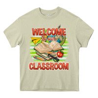 Mossy welcome to our classroom Heavy Core Tee - texasbilliewilder