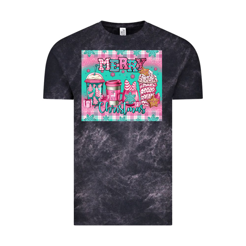 Merry Christmas Pink Coffee Vintage Tee by Jasminsmagicworld | Teevron