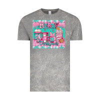 Cloud Rock merry Christmas pink coffee Vintage Tee - Jasminsmagicworld