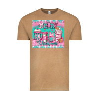Vintage Camel merry Christmas pink coffee Vintage Tee - Jasminsmagicworld