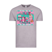 Vintage Zinc merry Christmas pink coffee Vintage Tee - Jasminsmagicworld