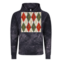 Cloud Black christmas diamond plaid seamless pattern Vintage Hoodie - BundleAndBundleShop