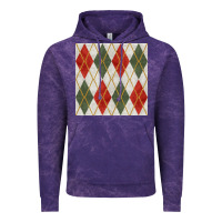 Cloud Purple christmas diamond plaid seamless pattern Vintage Hoodie - BundleAndBundleShop