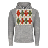 Cloud Rock christmas diamond plaid seamless pattern Vintage Hoodie - BundleAndBundleShop