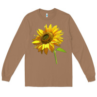 Toasted Coconut sunflower Long Sleeve Tee - LillyAllenDesigns