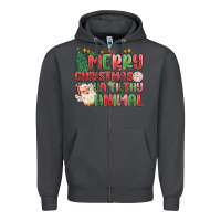 Smoke merry christmas ya filthy animal Zipper Hoodie - MaliasSmallBusiness