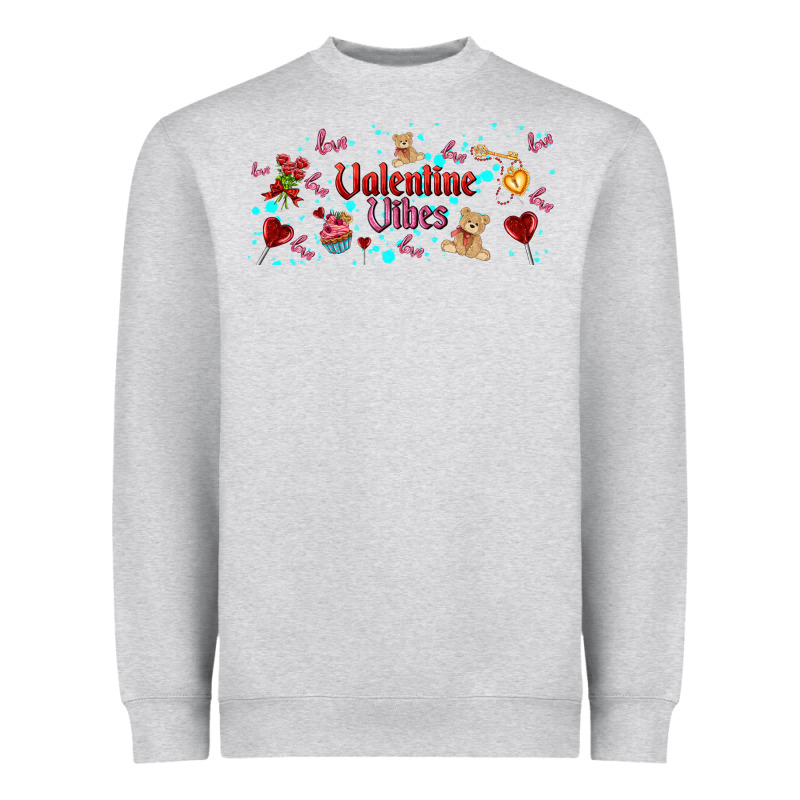 Love Vibes And Valentines Heavyweight Sweatshirt by AdoDesignShop | Teevron