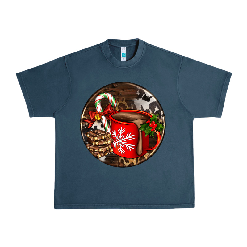 Christmas Hot Chocolate And Chocolate Urban Heavy Tee by AdoDesignShop | Teevron