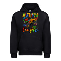 Black autism crusher Urban Hoodie - CowGirlArtShop