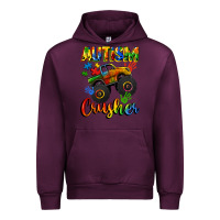 Mauve Wine autism crusher Urban Hoodie - CowGirlArtShop