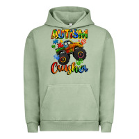 Pigment Oil Green autism crusher Urban Hoodie - CowGirlArtShop
