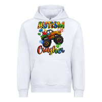 White autism crusher Urban Hoodie - CowGirlArtShop