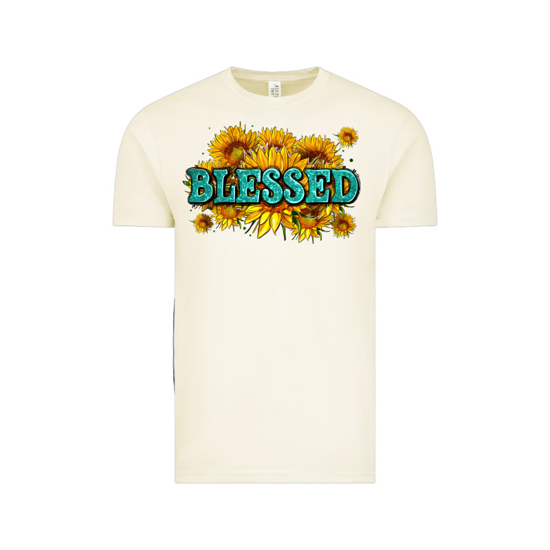 Glitter Blessed With Sunflowers Vintage Tee by AdoDesignShop | Teevron