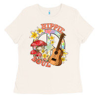 Bone hippie soul with peace Ladies Tee - texasbilliewilder