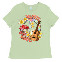 Matcha hippie soul with peace Ladies Tee - texasbilliewilder