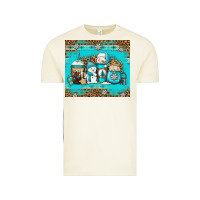 Vintage Arctic winter snowman coffee Vintage Tee - Jasminsmagicworld