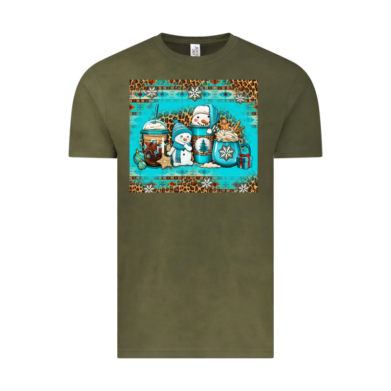 Winter Snowman Coffee Vintage Tee by Jasminsmagicworld | Teevron