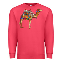 Cardinal camel with colorful saddle Premium Sweatshirt - BarkalooDesign