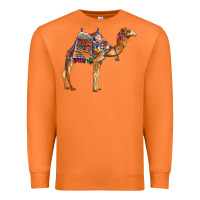 Carrot camel with colorful saddle Premium Sweatshirt - BarkalooDesign