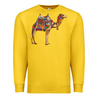 Lemon camel with colorful saddle Premium Sweatshirt - BarkalooDesign