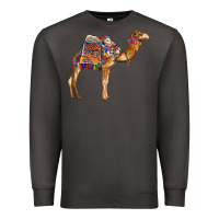 Smoke camel with colorful saddle Premium Sweatshirt - BarkalooDesign