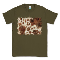 Army Green cowhide background Classic Tee - BarkalooDesign