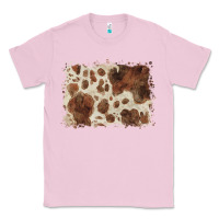 Bubblegum Pink cowhide background Classic Tee - BarkalooDesign