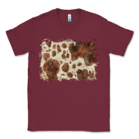 Burgundy cowhide background Classic Tee - BarkalooDesign